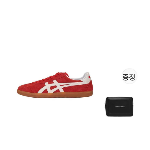 오니츠카 타이거 토쿠텐 내마모성, 통기성이 좋은 로우탑 스케이트보드 신발 남녀공용 레드 1183C254-600