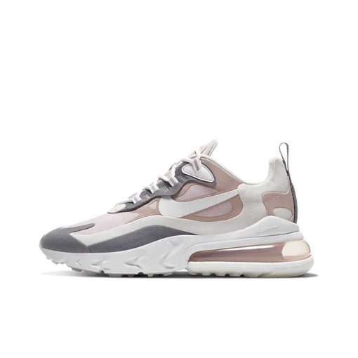 나이키 에어 Max 270 내마모성 로우탑 캐주얼 러닝 신발 여성 실버 핑크