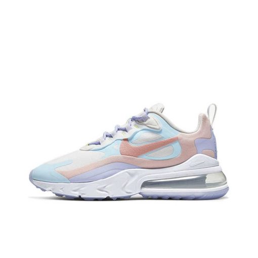 나이키 에어 Max 270 로우탑 에어 쿠션 캐주얼 러닝 신발 여성 블루 핑크 퍼플