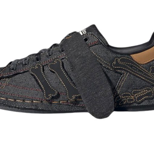 멜팅 새드니스 x 아디다스 오리지널스 슈퍼스타 로우탑 스케이트보드 신발 남녀공용 블랙 브라운 IG9632