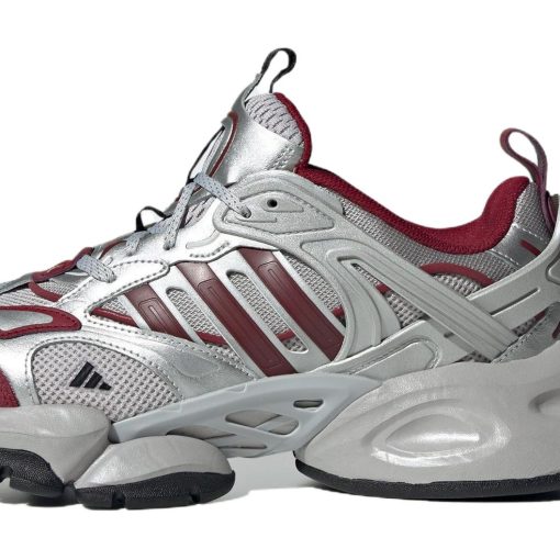 아디다스 XLG RUNNER DELUXE 미끄럼 방지+내마모성 로우탑 러닝 신발 남녀공용 실버 버건디 JP5762
