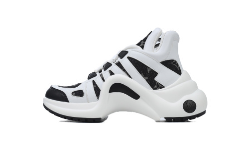 LOUIS VUITTON 아치라이트 미드탑 캐주얼화 여성 블랙 1ACL1C