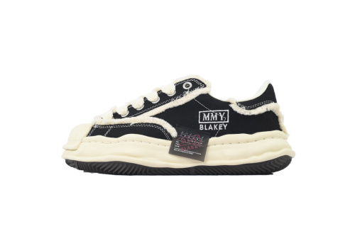 미하라 야스히로 x 선박 로우탑 캔버스 신발 남녀공용 블랙 C13FW713