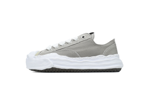 메종 미하라 야스히로 행크 OG 솔 캔버스 로우탑 스니커즈 그레이 A05FW702-GRAY