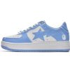 BATHING APE 로우 상의 1M70-191-001 A Bathing Ape 베이프 스테이 로우 화이트 블루