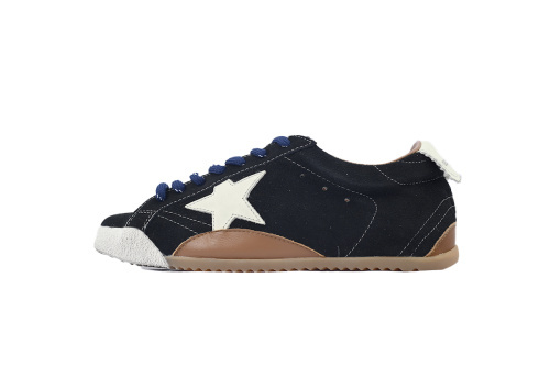 골든 구스 스타일리시 캐주얼 더티 스니커즈 골든구스 트루 스타 '블랙'