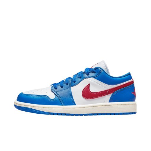 에어 조던 1 로우 우먼스 스포츠 블루 앤 짐 레드 DC0774-416